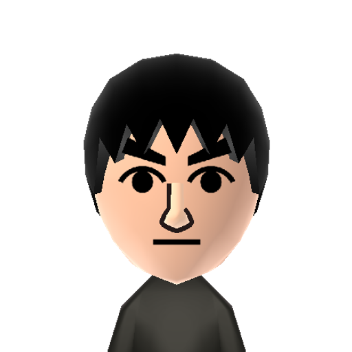 Snape Mii character preview