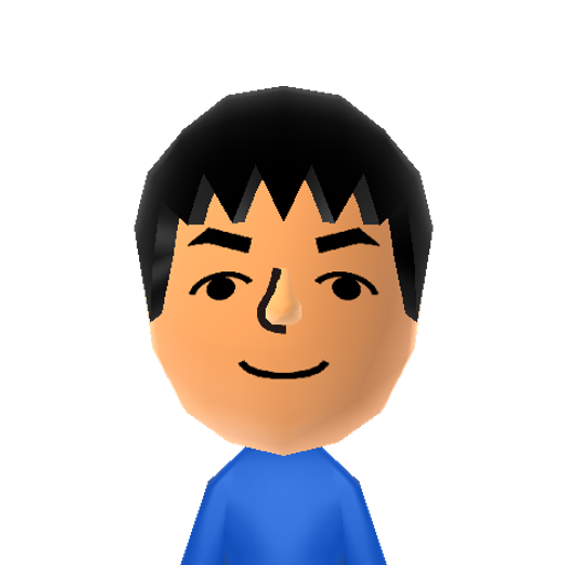 Javier Mii character: A Mii used for Nintendo Network ID thevejarfam by Javier.