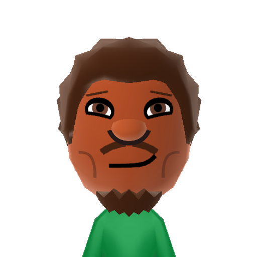 ManPumperM Mii character: A Mii from WII SPORTS BOXING BUT MY GAME IS SUSPECT…….