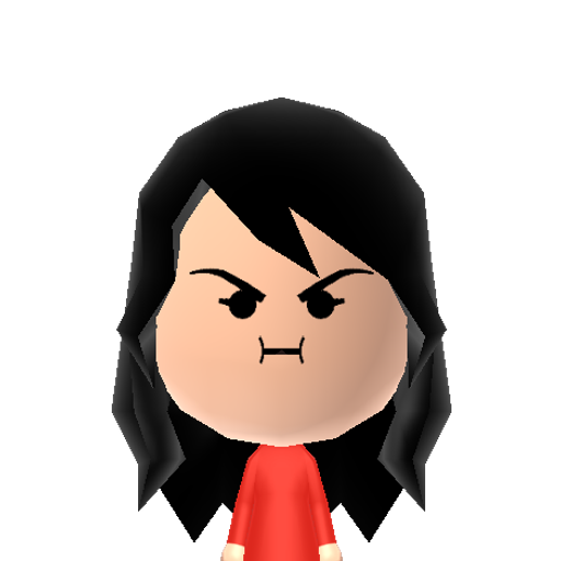 Suzy Grump Mii character: Suzy Behow (mortem3r) from Game Grumps on YouTube. Married to Arin Hanson (Egoraptor) of Table Flip.
