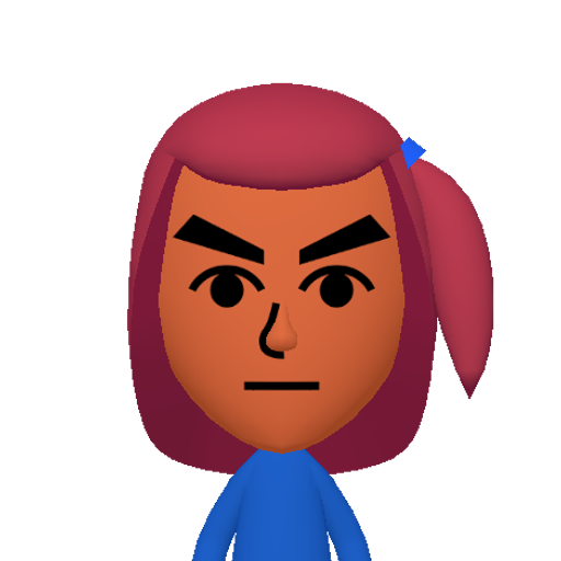 no name Mii character: This Mii is from the Switch SDK as a SampleDB Mii.