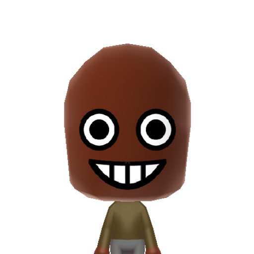 Poop Emoji Mii character: A very popular emoji that is shaped like soft-served ice cream