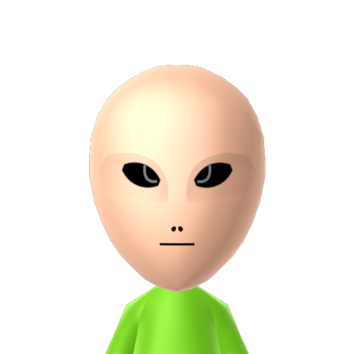 Alien Mii character preview