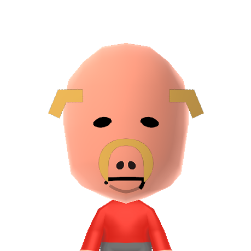 Hamm Mii character preview