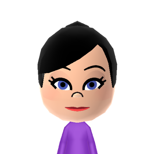 Vidia Mii character: From the Disney Fairy movies! Birthday matches her voice actor Pamela Adlon.