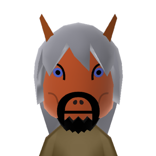 Epona Mii character: Link's trusty horse from "Legend of Zelda" games. "neigh"