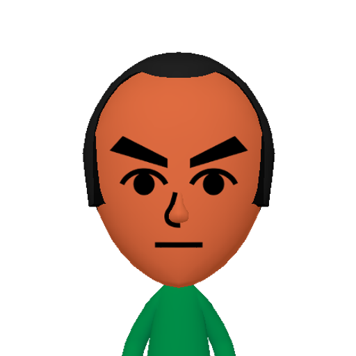 no name Mii character: This Mii is from the Switch SDK as a SampleDB Mii.