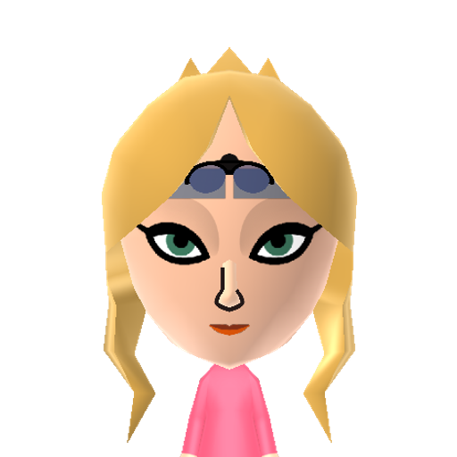 Zelda Mii character: The damsel in distress rescued by Link in the "Legend of Zelda" Nintendo games.
