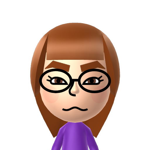 Ha-eun Mii character: A Mii from Mythical Wolf's Custom CPU Miis (WSR)