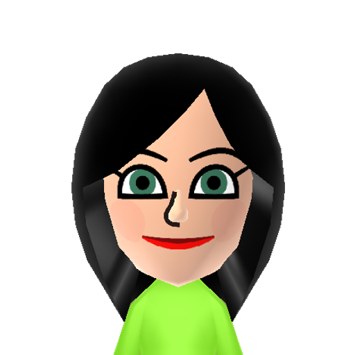 Monica Mii character: Character from the TV show "Friends", played by Courtney Cox.