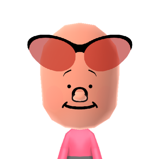 Piglet Mii character: The little pig from Winnie-the-Pooh. He's Pooh Bear's best friend.