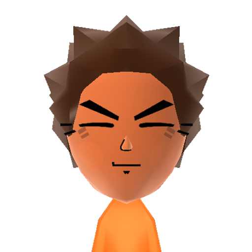 Brock Mii character preview