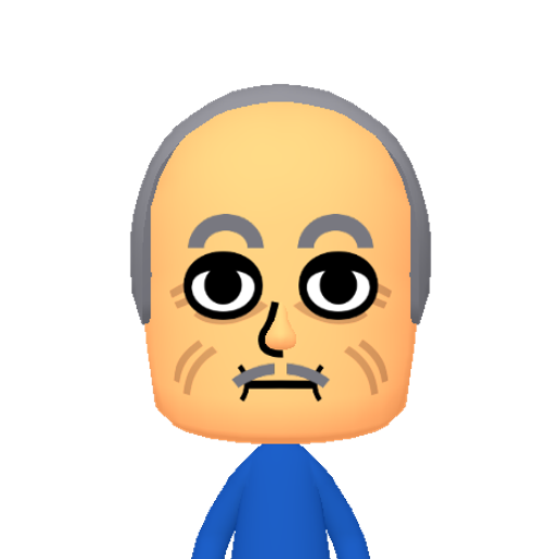 no name Mii character: This Mii is from the Switch SDK as a SampleDB Mii.