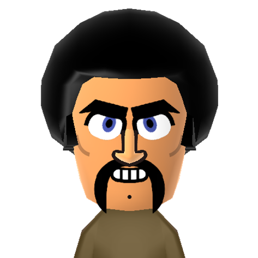 Mr. Satan Mii character preview