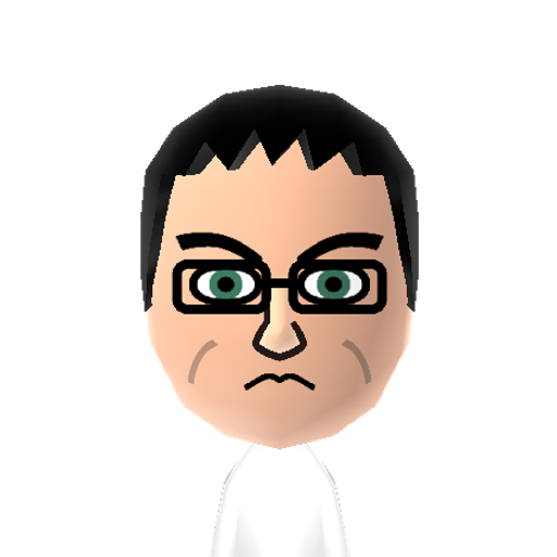 JamesRolfe Mii character: Actor and comedian known famously as the "Angry Video Game Nerd" on Cinemassacre.