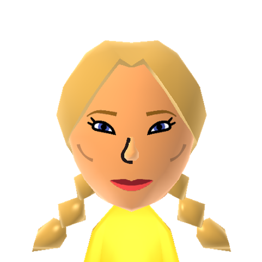 Phoebe Mii character preview
