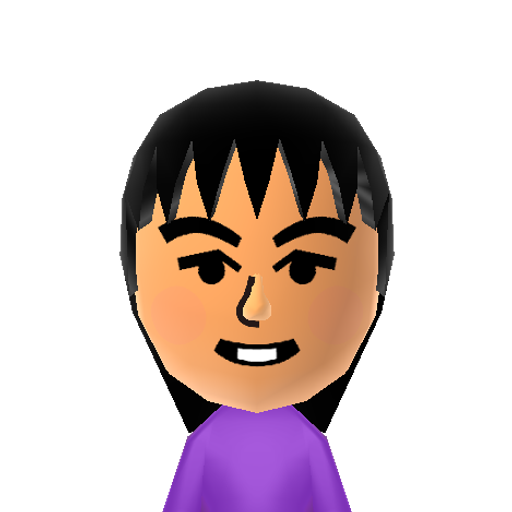 Cheng-Han Mii character: A Mii from Wii Sports Club Resort, a mod for Wii Sports Resort.