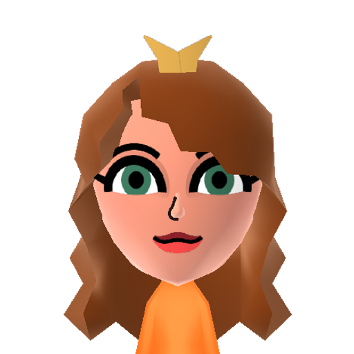 daisy Mii character: From Nintendo Mario games.