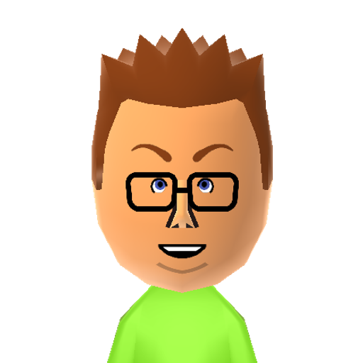 Oscar Mii character preview