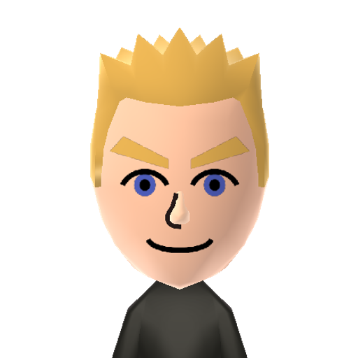Sam Flynn Mii character: In Tron: Legacy