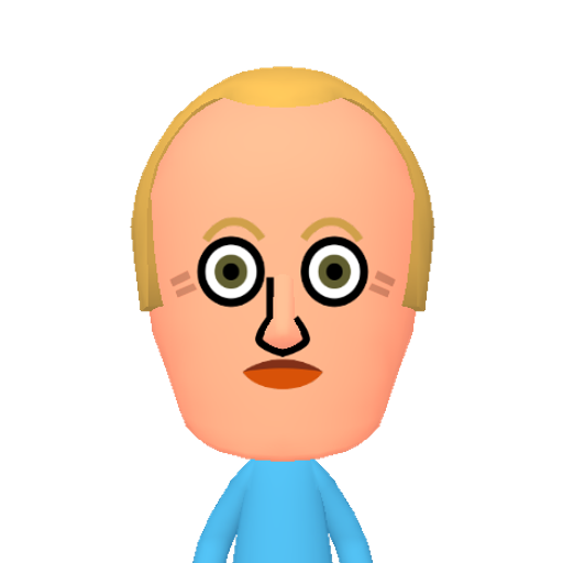 no name Mii character: This Mii is from the Switch SDK as a SampleDB Mii.