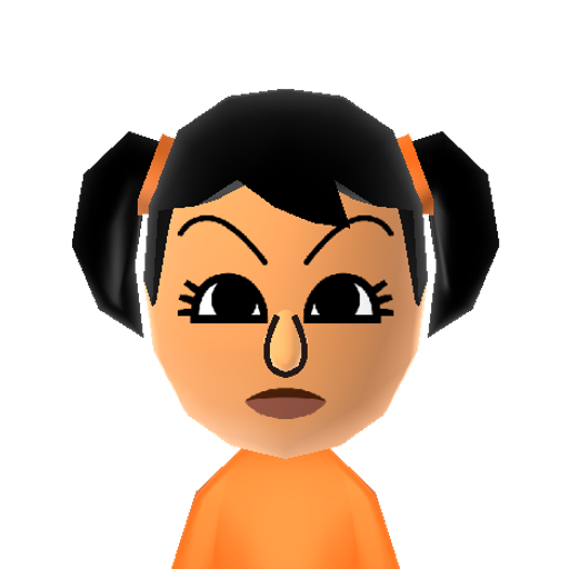 NINTENDO Mii character: This is one of the 101 Miis who would appear in the WaraWara Plaza if the Wii U is not connected to the internet, Since Miiverse was discontinued on 2017, that is always going to happen unless they use a unofficial Miiverse revival.