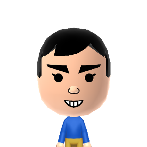げんきくん Mii character: A Mii from Gotouchi Tetsudou: Gotouchi Chara to Nihon Zenkoku no Tabi
