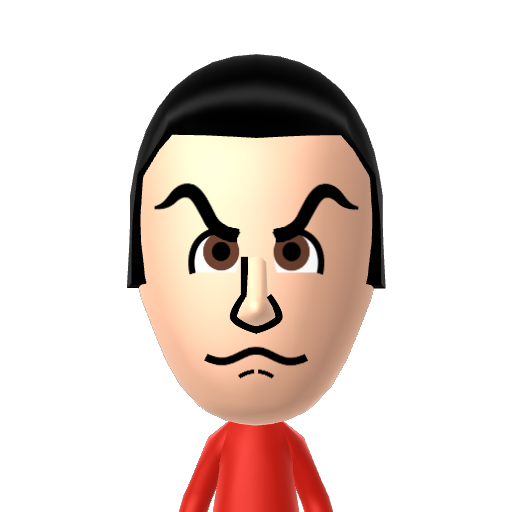 ? Mii character: A Mii uploaded to Check Mii Out Channel (WiiLInk)