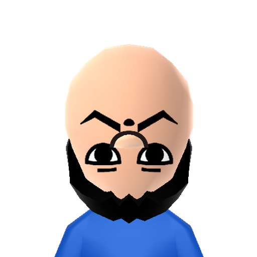 Mind Scrеw Mii character: A man whose head was turned upside down by horrifying mind-bending magic.