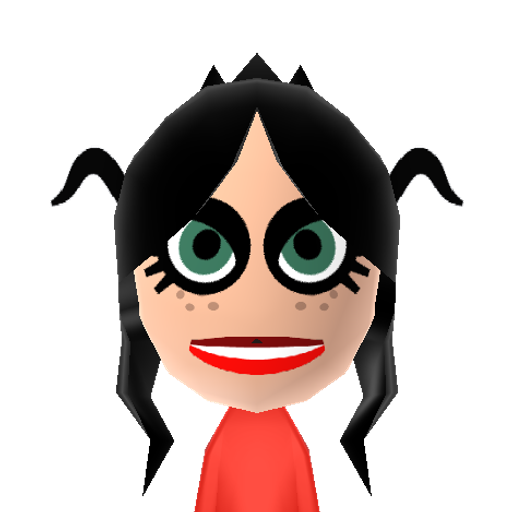 Sedusa Mii character: One villainess from The Powerpuff Girls, known for her disguises, mutant hair, and... throwing her shoulder pads...