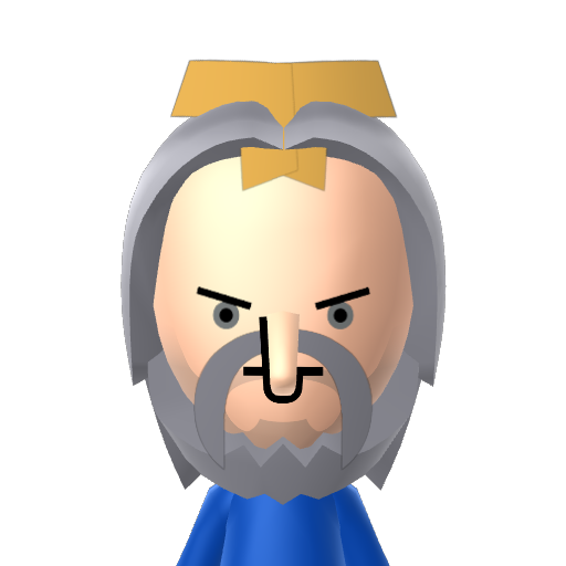 Ice King Mii character: These are extracted and derived from the Mii Central Miis from the 3DS Miitopia.