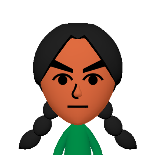 no name Mii character: This Mii is from the Switch SDK as a SampleDB Mii.