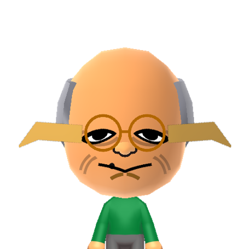 Yoda Mii character: The lovable iconic little green alien from the Star Wars franchise voiced by Frank Oz