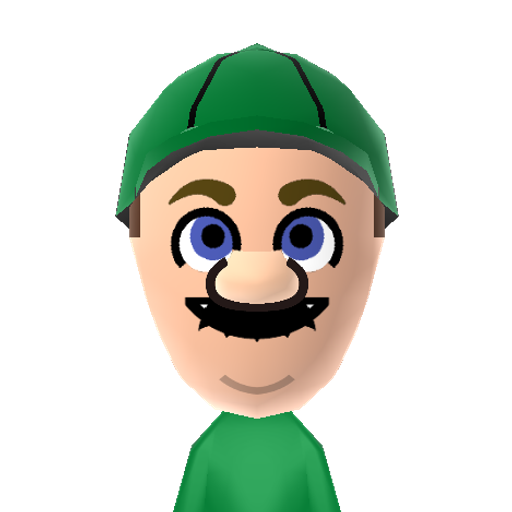 Luigi Mii character preview