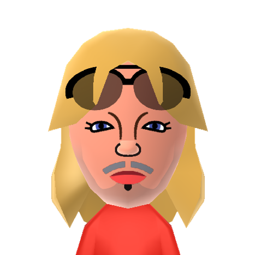 B.Michaels Mii character: Musician best known as the lead singer of the glam rock band Poison. More recently he's a reality TV star on shows like "Rock of Love".