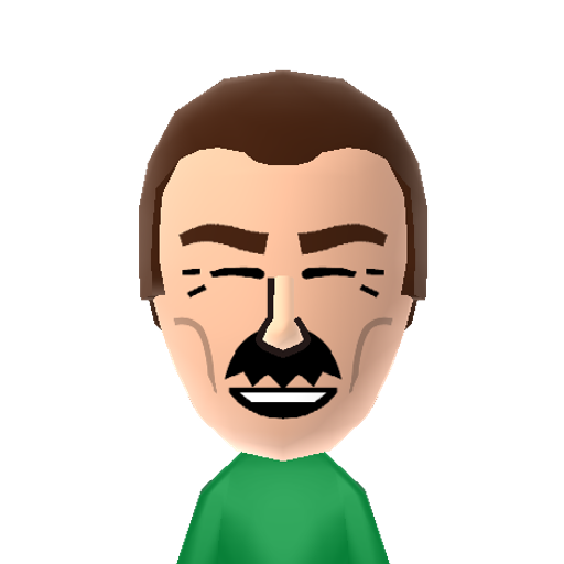 T. Selleck Mii character: Best known for the 1980s TV series Magnum, P.I.