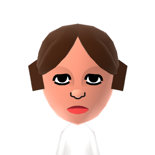 Leia Mii character preview