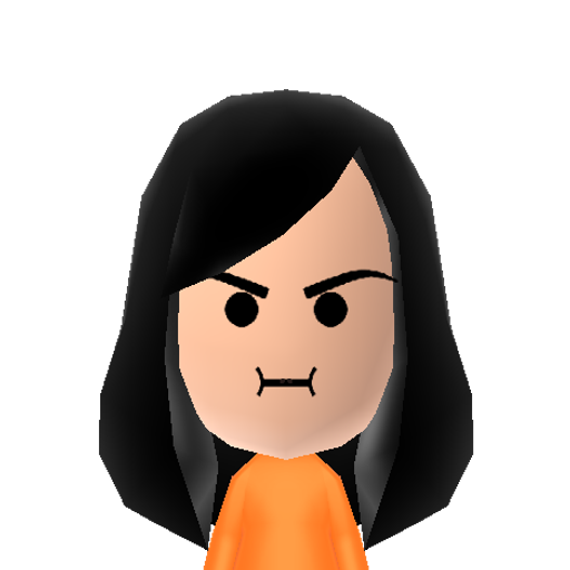 Suzy Grump Mii character: From "Steam Rolled" and "Date Grumps" on "Game Grumps" on Youtube