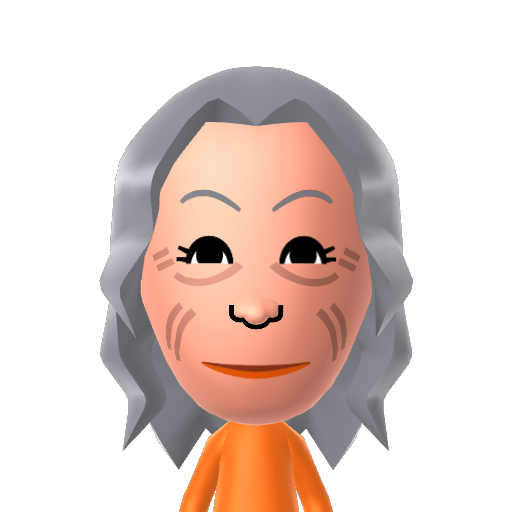 ババ Mii character: A Mii from Jinsei Game Wii