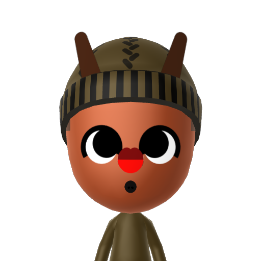 Rudolf Mii character: a Mii used in Mii Fighter QR Codes Series / Custom Mii Fighter Versus