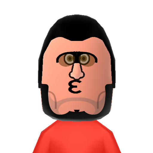 Royco Guy Mii character: That weird guy from the animated video on YouTube.