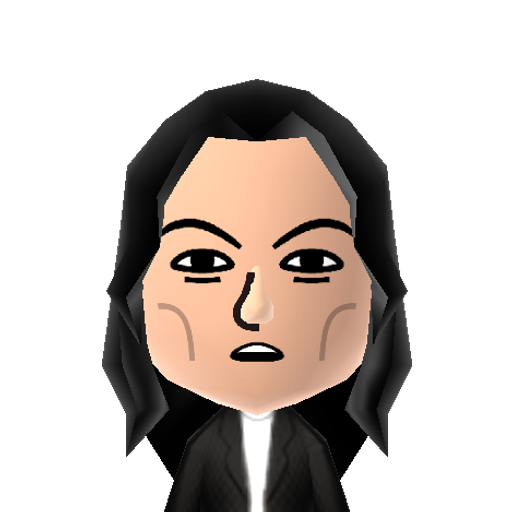 Wiseau Mii character: "You're TEARING me apart, Lisa!" Creator of the cult film "The Room".