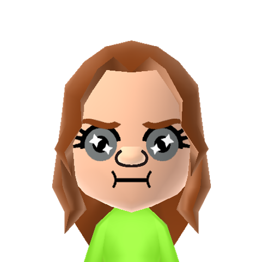 ダン Mii character: A random Mii I made for testing