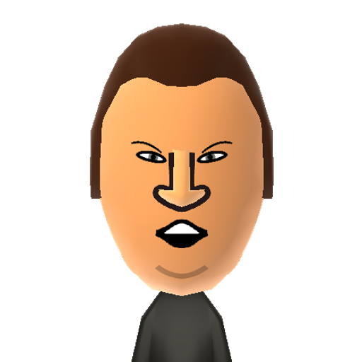 Butthead Mii character preview