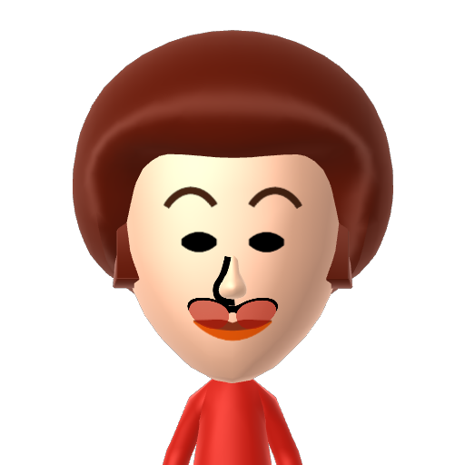 ? Mii character: A Mii uploaded to Check Mii Out Channel (WiiLInk)