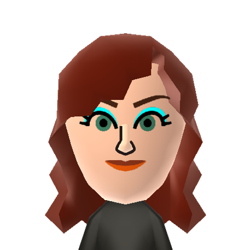 Mara Jade Mii character: Luke's wife in the Star Wars Expanded Universe books.