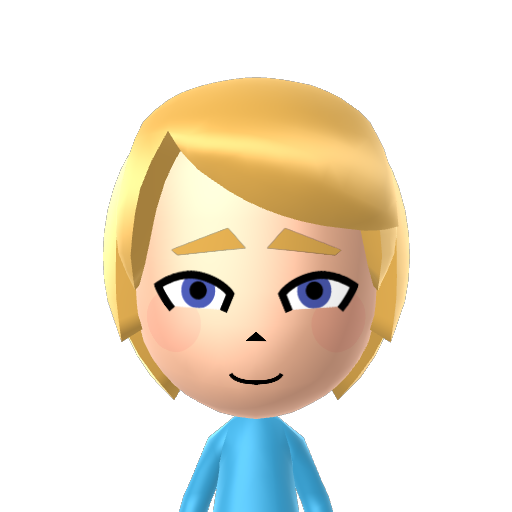 Blue Mii character preview