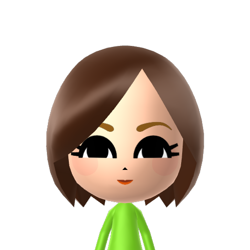 Greenelina Mii character: These are extracted and derived from the Mii Central Miis from the 3DS Miitopia.