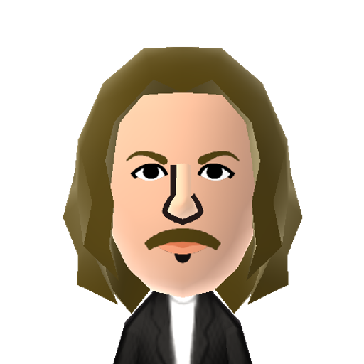 Claptn1968 Mii character: Eric Clapton who played with the Beatles in 1968 specifically with George Harrisons on the song "While My Guitar Gently Weeps."
