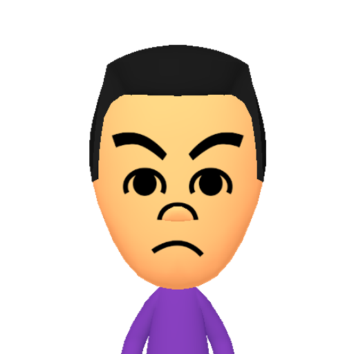 no name Mii character: This Mii is from the Switch SDK as a SampleDB Mii.